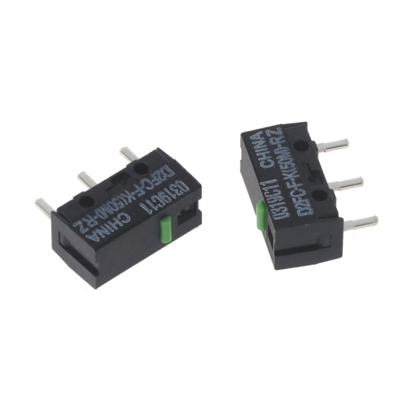 2pcs Green Dot Mouse Microswitch D2FC-FK(50M)-RZ for Razer Mouse Microswitches 50 Million Clicks for Lifetime V1188-CE06-51332