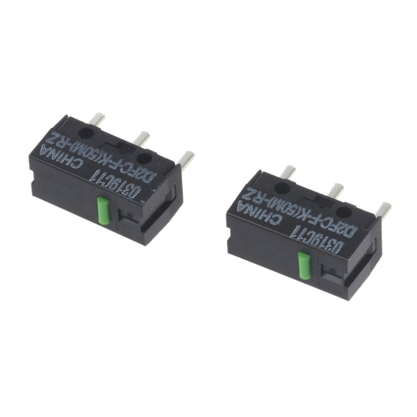 2pcs Green Dot Mouse Microswitch D2FC-FK(50M)-RZ for Razer Mouse Microswitches 50 Million Clicks for Lifetime V1188-CE06-51332