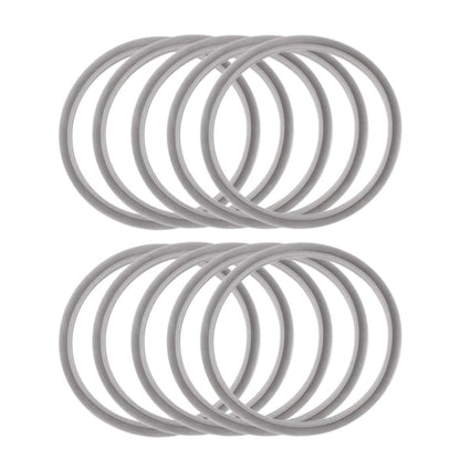 10-Pack Silicone O-Ring Seals for Nutribullet 600 Pro 900 Series Gray 85g V1188-CE06-51400