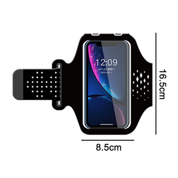 Universal Waterproof Phone Armband, iPhone Samsung, BlackCompatible with V1188-CE06-57256