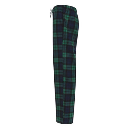 Kids Tartan Lounge Pants Navy Green Checks Size 9-10 Years V1188-CE06-67838