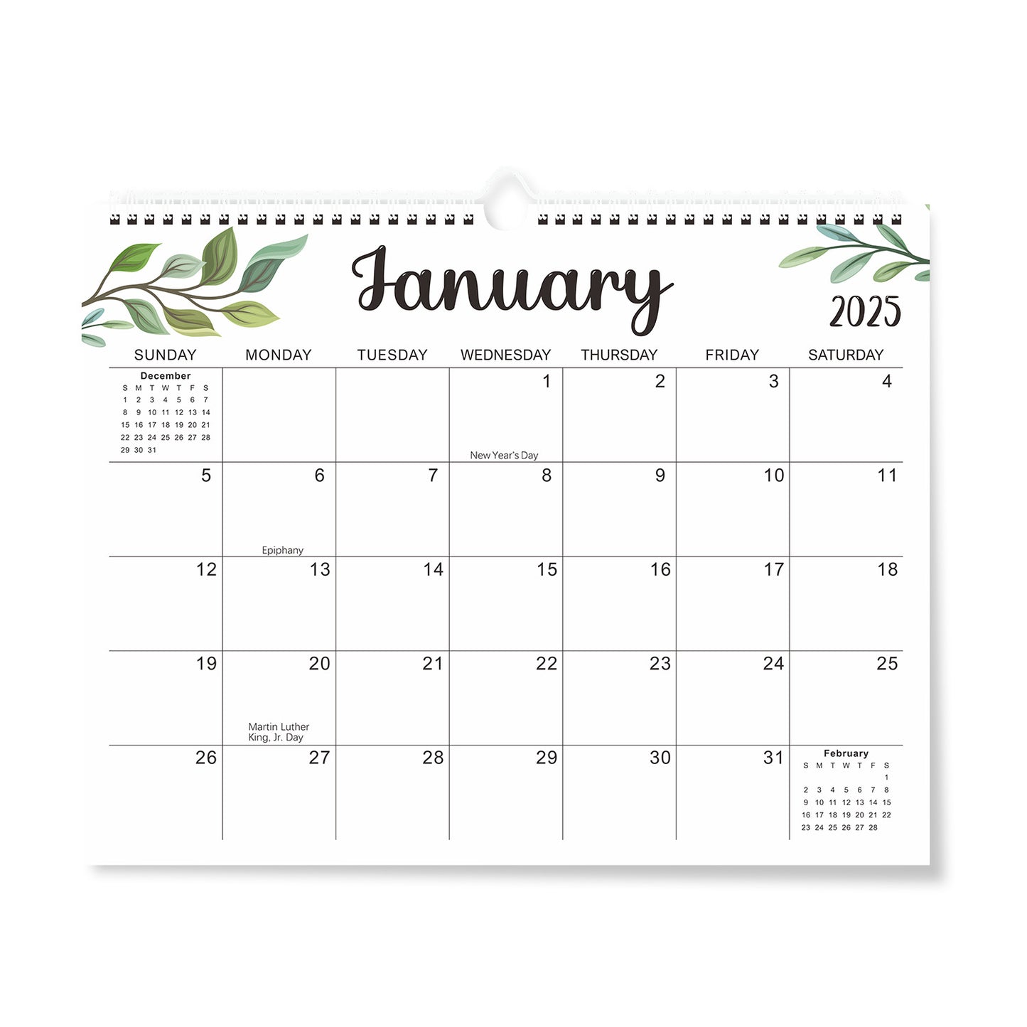 2025 Calendar - 14.5 x 11.4 inch 2025 Wall Calendar in Progress V1188-CE06-7938