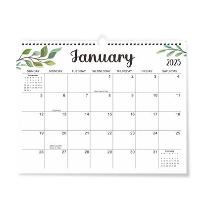 2025 Calendar - 14.5 x 11.4 inch 2025 Wall Calendar in Progress V1188-CE06-7938