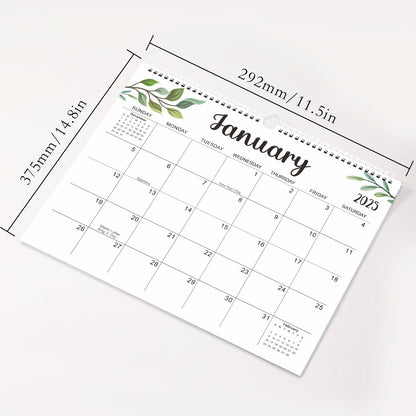 2025 Calendar - 14.5 x 11.4 inch 2025 Wall Calendar in Progress V1188-CE06-7938