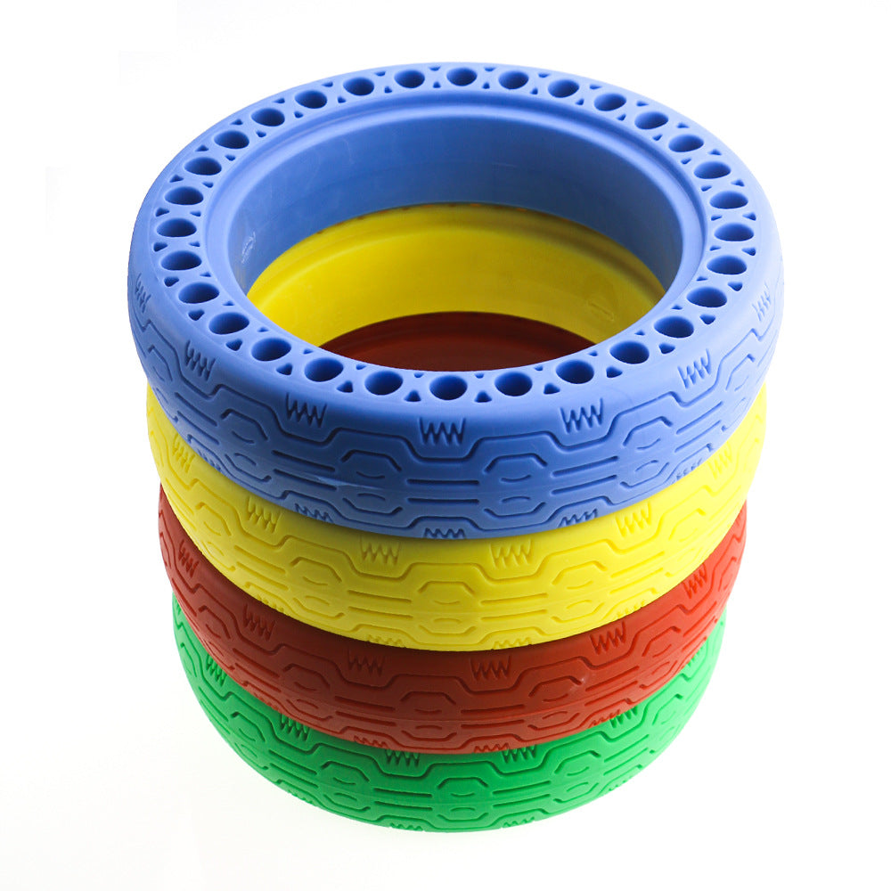 For Xiaomi electric scooter color solid tire multi-color honeycomb tire hollow airless tire M365 V1188-CE34-000043-2