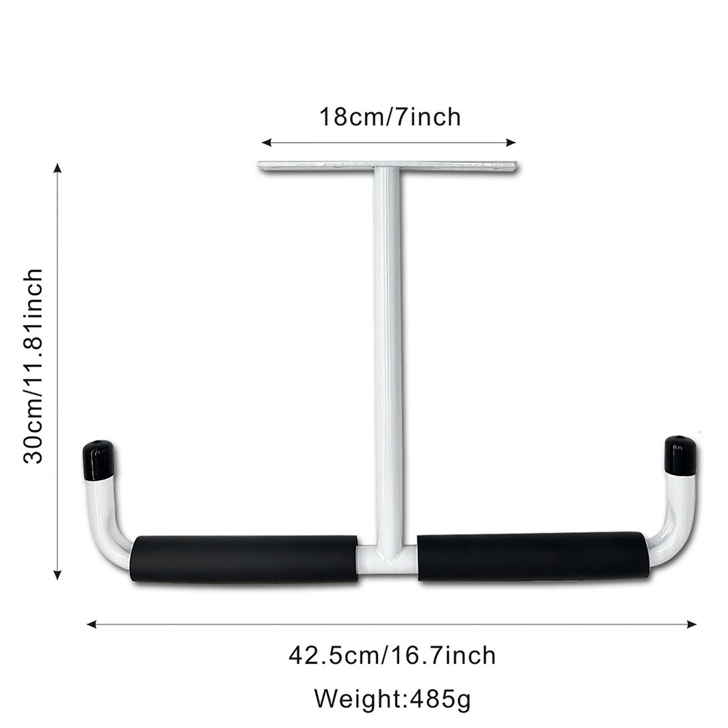 Heavy Duty Steel Storage Hook for Ceiling Rack Compatible with Hanging Bikes Tools Snowboard Fishing Rods V1188-CE34-K00010-1