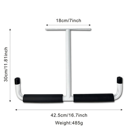Heavy Duty Steel Storage Hook for Ceiling Rack Compatible with Hanging Bikes Tools Snowboard Fishing Rods V1188-CE34-K00010-1