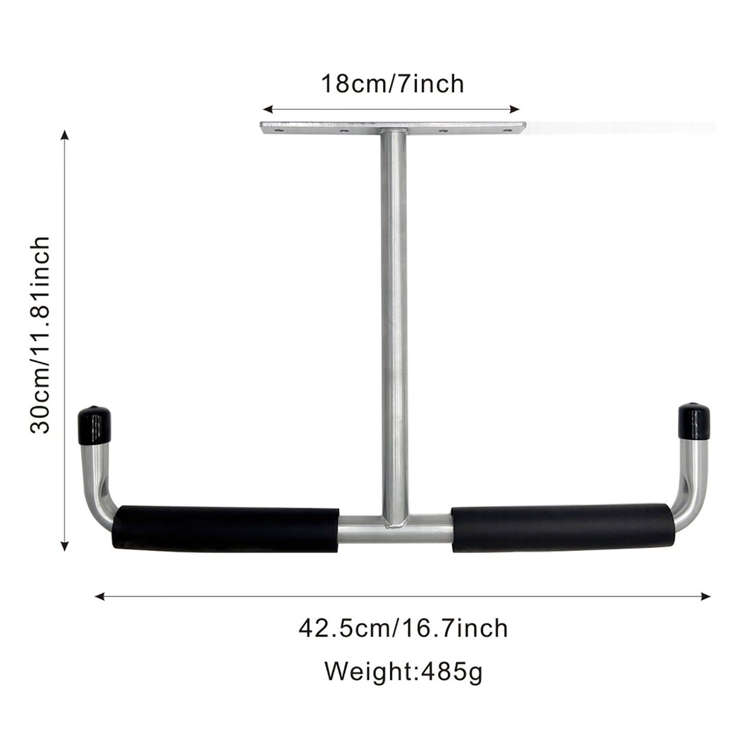 Heavy Duty Steel Storage Hook for Ceiling Rack Compatible with Hanging Bikes Tools Snowboard Fishing Rods V1188-CE34-K00010-1