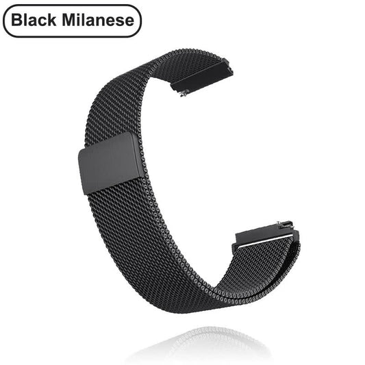 18mm 20mm 22mm Metal Strap for Garmin Vivoactive 3 4 4s Band Watch Venu 2 2s SQ Forerunner 645 Wristband V1188-CE50-01123-124