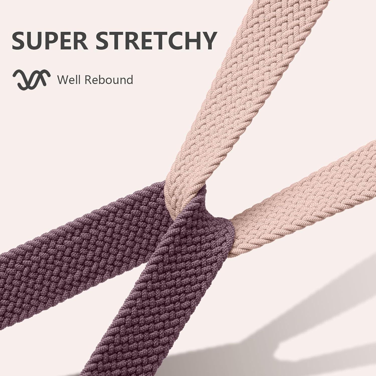 Fitbit Versa Strap Compatible with Sense Sense 2 Elastic Braided Nylon Sport Band V1188-CE50-01185