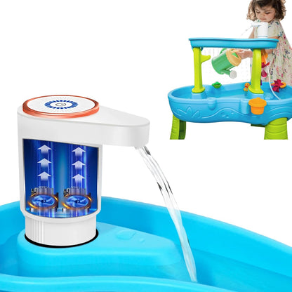Water Table Pump,Water Pump for Water Table 4 Hours Lasting time Battery Powered Pump for Kids Sand Water V1188-CYX-DP-03