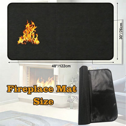 Fireproof Fireplace Hearth Mat, Fireplace Hearth Rug, Fire Resistant Rectangular Fire Pit, Heated Floor Mat V1188-CYX-DP-216