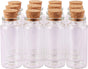 30ml Cork Stoppers Glass Bottles, Small Jars for Candy Wishing Bottle Wedding Favors (12 Sets) V1188-CYX-DP-456
