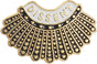Enamel Pins - RBG Dissent Collar Pin & Female Justice Brooch V1188-CYX-DP-685