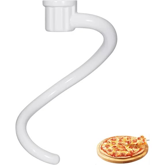Spiral Dough Hook for KitchenAid 5Plus & 6QT Bowl-Lift Stand Mixers, Bread Hook Attachment for Kitchen aid V1188-CYX-J02-1316