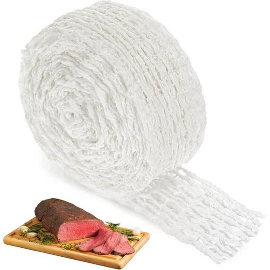 16.4ft Meat Netting Roll, Size 18, Elastic Smoked Meat Beef Poultry Ham Netting Cooking Meat Twine Net Cooked V1188-CYX-J02-1515
