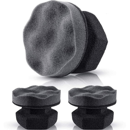 3 Pieces Tire Shine Applicator Tire Dressing Applicator Pads Tire Sponge Applicator Foam Tire Gel Wet V1188-CYX-J02-1613