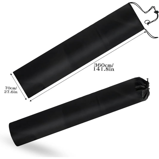Jumbo Rug Storage Bag with 2 Buckle Straps for Tying, Large Drawstring Carpet Bag for Rugs up to 10x14 Ft, V1188-CYX-J02-1894