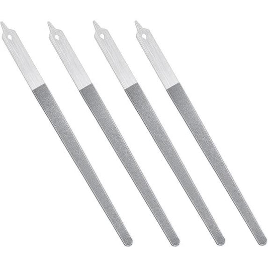 4 Pcs Diamond Deb Nail File Metal Nail File with Sharp Pointed Tip, Stainless Steel Nail Filer Metal Nail V1188-CYX-J02-3104