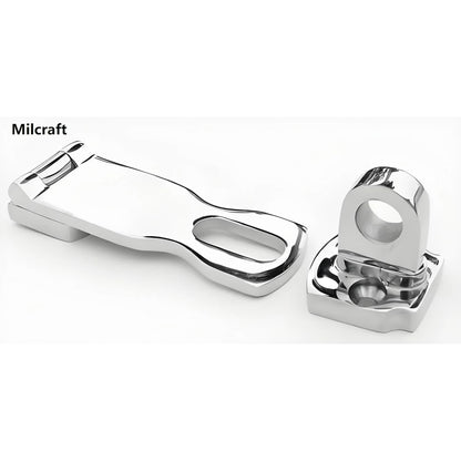 Marine Grade Stainless Steel Heavy Duty Door Hasp with Turning Padlock Eye Mount V1188-CYX-J02-510