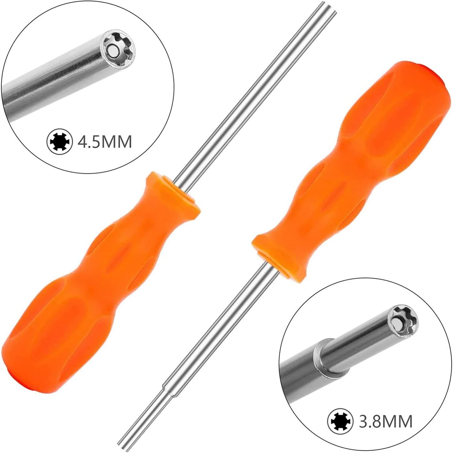 3 Pack Gamebit Security Screwdriver, 3.8mm and 4.5mm Security Screwdriver and 2.5mm Triwing Screwdriver for V1188-CYX-J02-517