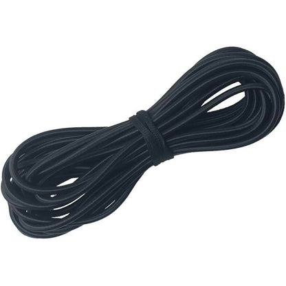 1/8-Inch (3mm) Black Heavy Stretch Round String Elastic Cord (Cut of 10 Yards) V1188-CYX-J02-887