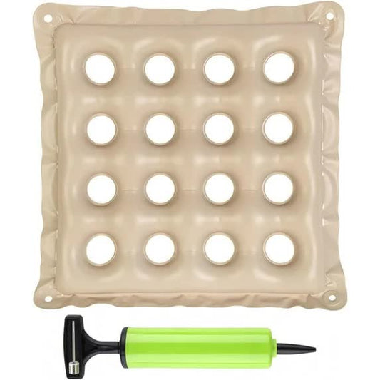 Inflatable Seat Cushions for Pressure Relief, Wheelchair Air Cushion for Bed Sore, Comfortable Waffle Pads, V1188-CYX-J02-893