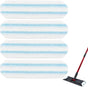 4-Pack Replacement Mop Pads for O-Cedar H2pro Flat Mop System & Vileda | O'Cedar H2 Pro Microfiber Mop Heads V1188-CYX-JXH-1871