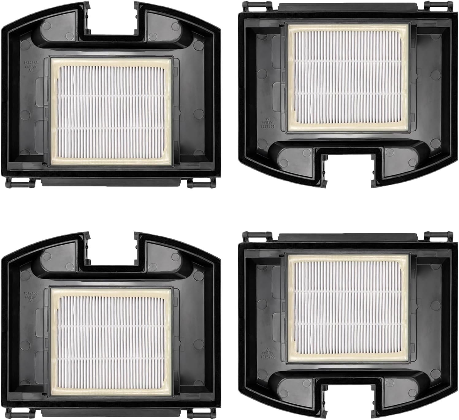 4 Pack HEPA Filters for Shark RV2310 Matrix Robot Vacuum Cleaner, Washable Filter Replacement Accessories V1188-CYX-JXH-1895