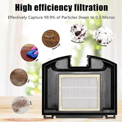 4 Pack HEPA Filters for Shark RV2310 Matrix Robot Vacuum Cleaner, Washable Filter Replacement Accessories V1188-CYX-JXH-1895