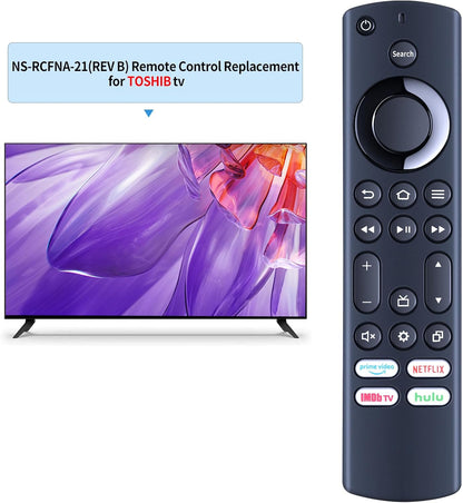 Replacement IR TV Remote Control for Insignia/Toshiba AMZ Smart TVs, Replace for NS-RCFNA-21 CT-RC1US-21 V1188-CYX-JXH-2242