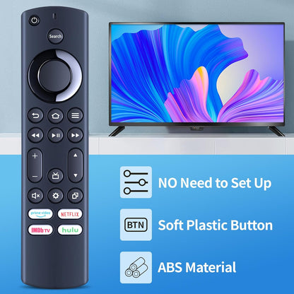 Replacement IR TV Remote Control for Insignia/Toshiba AMZ Smart TVs, Replace for NS-RCFNA-21 CT-RC1US-21 V1188-CYX-JXH-2242