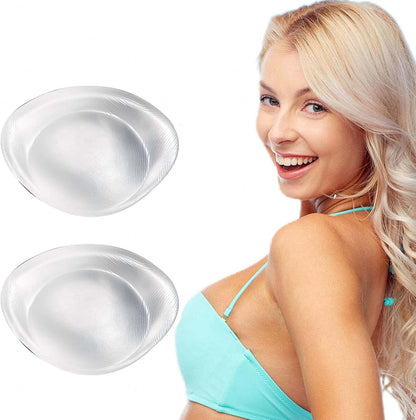 Silicone Bra Inserts Large Bra Inserts Silicone Add 2 Cup Size Bra Padding Bust Enhancer Transparent Color V1188-CYX-LHJ-06