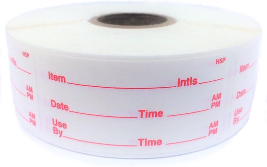 Dissolvable Food Storage Labels for Home and Restaurant Use - Dissolves in Water in 30 Seconds - No Adhesive V1188-CYX-LHJ-1113