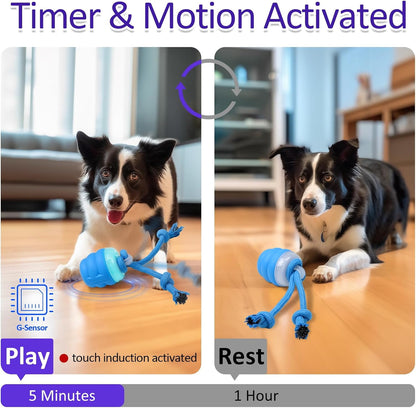Interactive Dog Toys with Motion Activated, Squeaky Dog Toy Active Rolling Ball Wicked Ball for Daily V1188-CYX-LHJ-1260