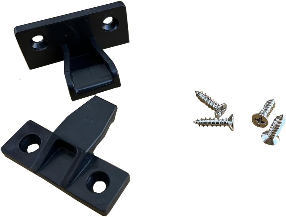 Push on Fitting, Attach Pannels for Kitchen Cabinet, False Drawer Front Replacement Bracket with Screws, V1188-CYX-LHJ-1584