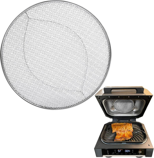 Stainless Steel Spatter Shield for Ninja Fg551 Foodi Smart XL Grill, Ninja XL Grill Accessories, Air Fryer V1188-CYX-LHJ-1880