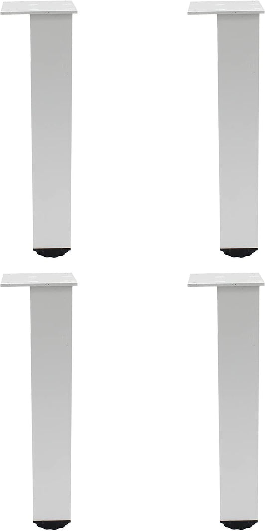 4 Pack Adjustable Furniture Legs, 300mm/12'' Silver Aluminum Alloy Support Feet Heavy Duty Replacement Legs V1188-CYX-LHJ-1964