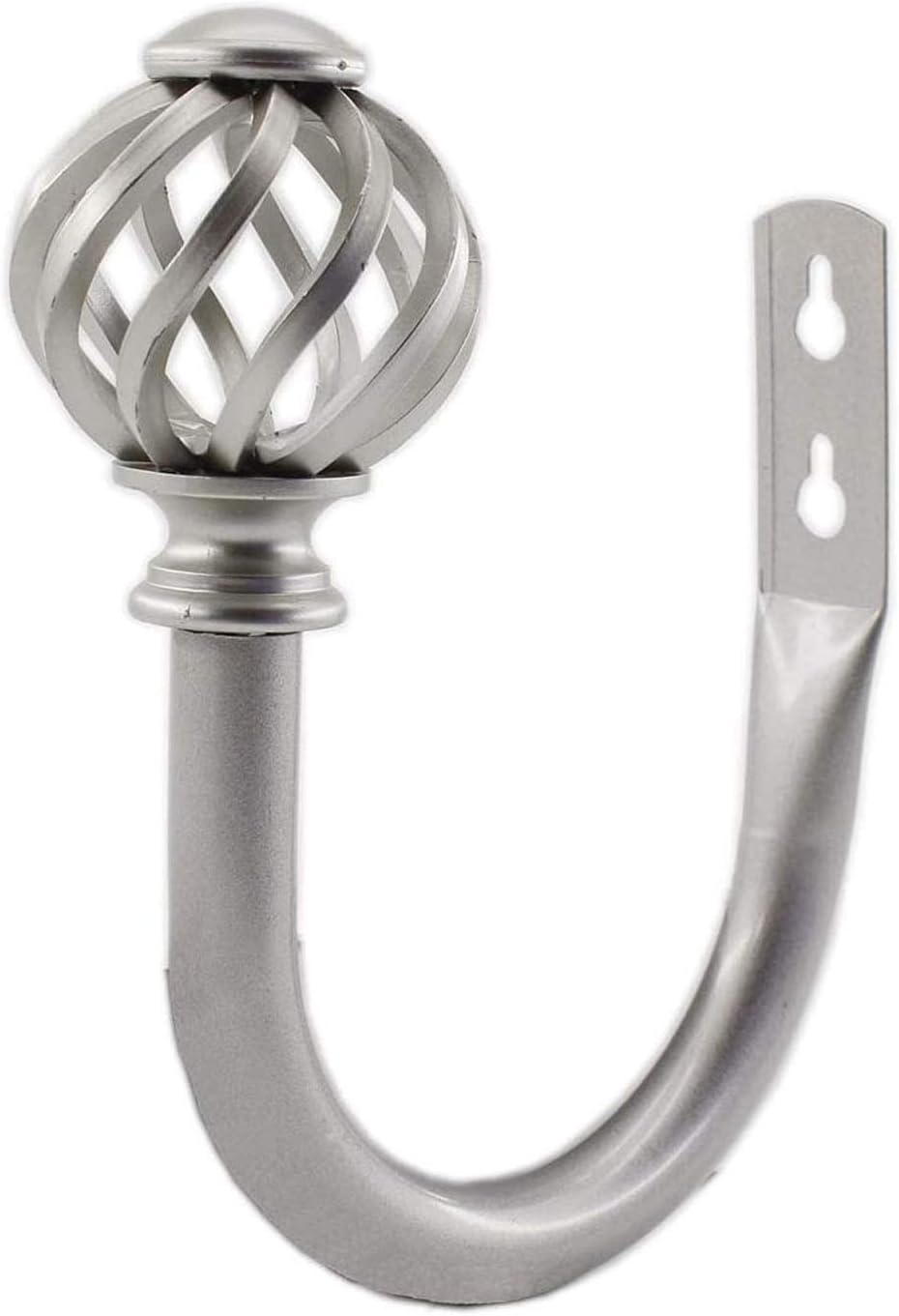 2 Pack Curtain Holdbacks, U Shaped Wall Mounted Curtain Tieback Hooks Drapery Tiebacks Decorative Curtain V1188-CYX-LHJ-1984