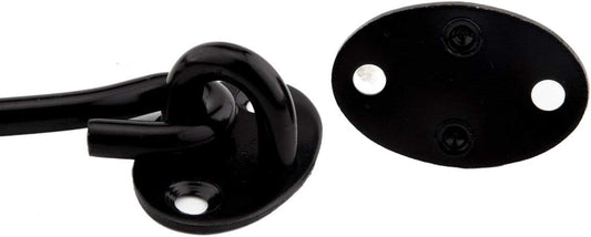 Barn Door Latch, 8 Inch Heavy Duty Stainless Steel Gate Latch Lock,Cabin Hook Eye Latch Hook with Mounting V1188-CYX-LHJ-1991