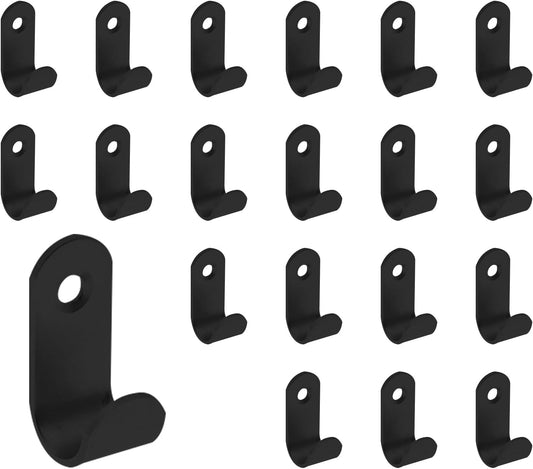 Stainless Steel J Hook, Sturdy Heavy Duty Picture Hanger,Wall Mounted Hook Hardware,Metal Mini J Hook,20PCS V1188-CYX-LHJ-2056