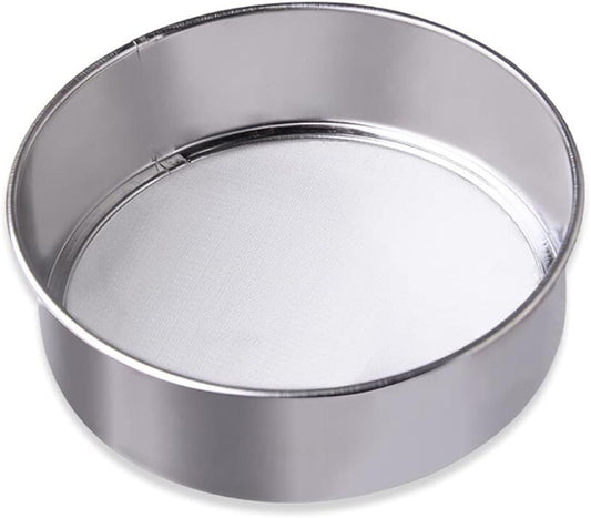 6 Inch Small Tamis, 18/8 60 Mini Fine Mesh Flour Sieve Flour Sifter Round Stainless Steel Flour Sieve V1188-CYX-LHJ-2290