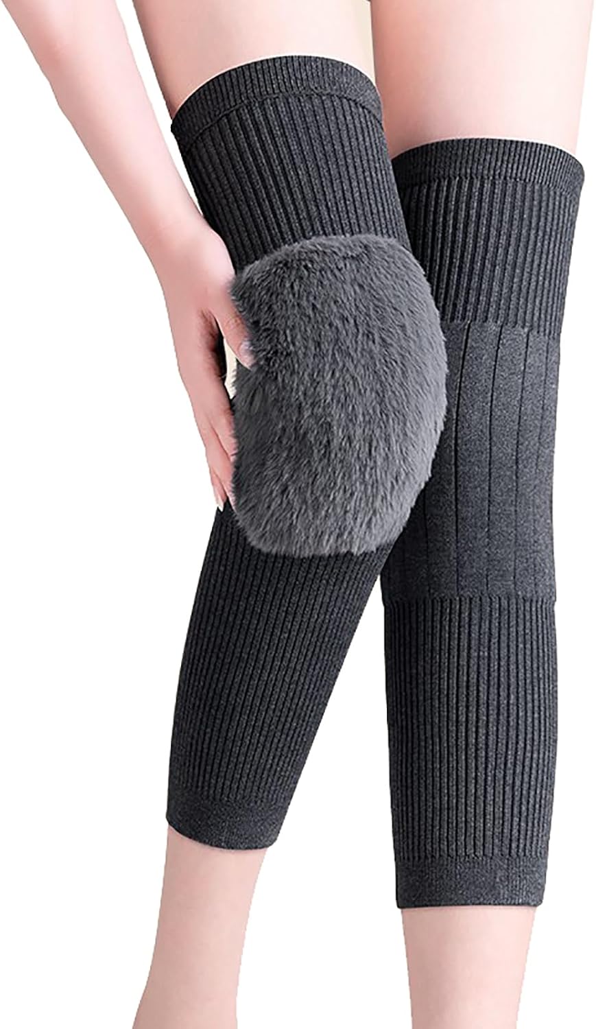Cashmere Leg Warmer, Winter Warm Knitted Over Knee High Leg Warmer, Warm Thermal Knee Compression Sleeve V1188-CYX-LHJ-2465