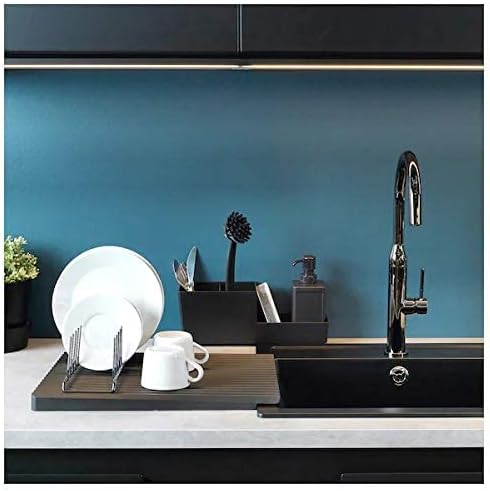 Dish-Washing Brush, Black,Polypropylene Plastic Polyester Synthetic Rubber(Length : 29cm) V1188-CYX-LHJ-2628