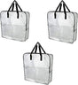 DIMPA 3 pcs Extra Large Storage Bag, Clear Heavy Duty Bags, Moth and Moisture Protection Storage Bags V1188-CYX-LHJ-2629