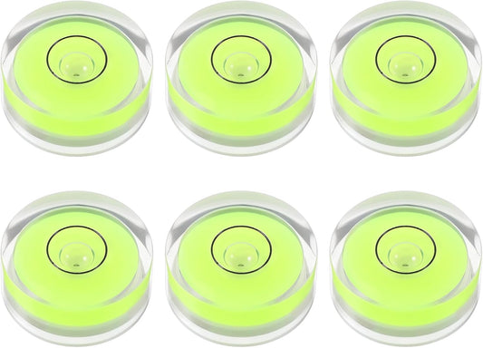Small Circular Bubble Levels,6Pcs 0.98x0.39inch Levels Measuring Layout Tools Standards for Workshop Camera V1188-CYX-LHJ-2757