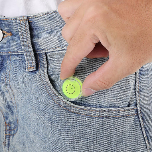 Small Circular Bubble Levels,6Pcs 0.98x0.39inch Levels Measuring Layout Tools Standards for Workshop Camera V1188-CYX-LHJ-2757