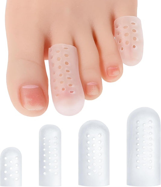 16 Pcs Gel Toe Protectors, Silicone Toe Caps Protectors for Women and Men Toe Covers Guards Sleeves for Pain V1188-CYX-LHJ-2761