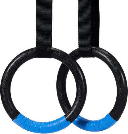 Gymnastic Rings, Exercise Olympic Rings with Adjustable Straps, Steel Buckles, Perfect for Workout, Strength V1188-CYX-LHJ-2943