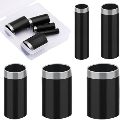 5 Sizes Round Hole Punch, Hollow Punch Cutter Tool Set with Storage Case, Leather Craft Tools Kit for V1188-CYX-LHJ-370